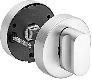 ck-tuerbeschlaege WC-Rosette mit Frei-/Besetztanzeige | V2A Edelstahl matt