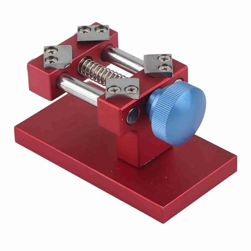 Apri lunetta per orologi, strumento professionale per la rimozione della lunetta dell'orologio rosso, strumento per la rimozione dell'anello della lunetta da banco da lavoro, strumento da orologiaio p
