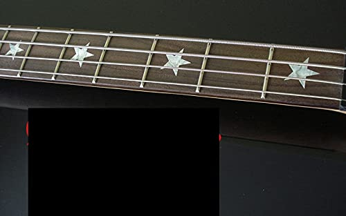myrockshirt Sterne Stern Star Griffbrett Aufkleber Sticker Set für Gitarre Bass Gitarren Hals Universal passend