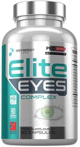 Eye Vitamins (Maximum Dose in UK) Superior Eye Supplement 10 Ingredients, 90 Capsules - Lutein, Zeaxanthin,Bilberry, Eye Health Capsules Eye Health Vision Health