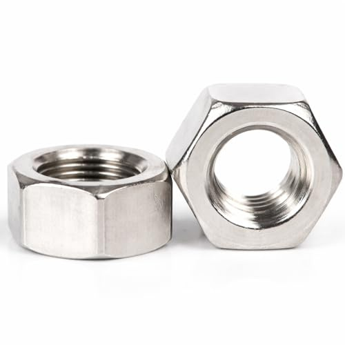 Dadi esagonali M12 A4 in acciaio inox DIN 934 (confezione da 20)
