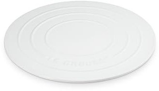 Le Creuset Pizzastein aus Steingut, rund, 38,1 cm, Weiß
