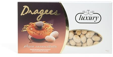 Buratti Confetti Dragees Pesca Caramellata Spolverato - gr.500