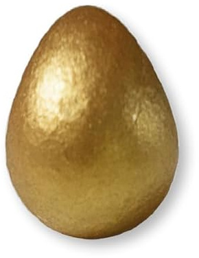 Chocolate huevo oro vintage 3d 35x26mm 40 unidades