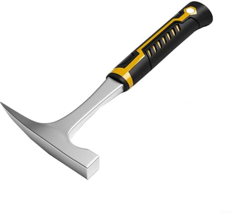 Marteau géologique 45 en acier à double tête avec pointe pointue et tête plate pour exploration minière maçonnerie alpinisme 280 mm/320 mm (C)