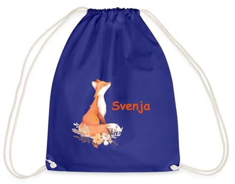 Tenii® Turnbeutel personalisiert Fuchs Kindertasche, Turnbeutel, Kindergartentasche, Sporttasche, Turntasche