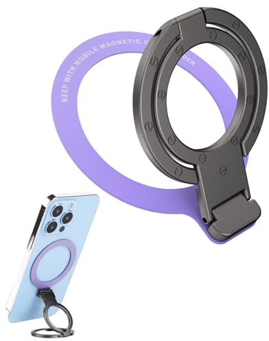 TPZORJX Anello per Anello per Cellulare, anello per cellulare， compatibile iPhone 16/15/14/13, Galaxy S25 Series Tutti gli smartphone，Supporto Regolabile, Presa Confortevole（Generale）