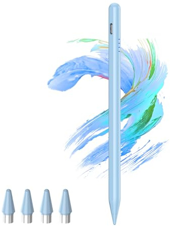 Kenkor Tablet Stift for Android, Stylus Pen für Touchscreens, POM Feder Type-C Active Stift Kompatibel mit Samsung/Huawei/Oppo/Mi/Vivo und Anderen Android Smartphone und Tablet Geräten (Blau)