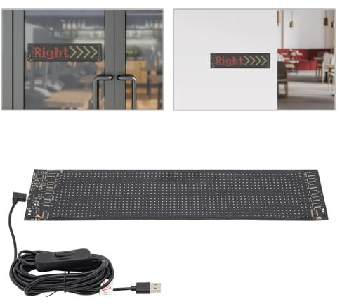 Cartel luminoso LED programable, texto personalizable, animaciones, marcador LED flexible, Bluetooth, panel de visualización matriz para fiestas, publicidad en negocios, coche y camión