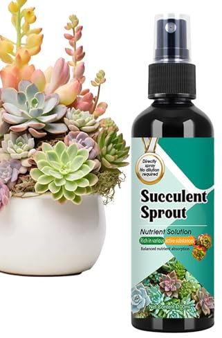Wonsfuleu Abono Líquido Para Cactus - Fertilizante Para Cactus Y Plantas de Interior En Maceta,Activador De Brotes 100ml Para Crecimiento Plantación Propagación Plantas De Interior
