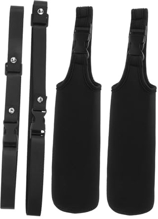 SUPVOX 2 pièces Housse de Bouteille Isolante Résistante Chaleur Protection Antibrûlure avec Sangle Étui et Durable pour Gourde Lors de Randonnée et Camping