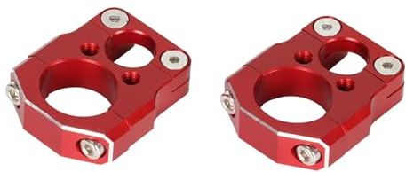 Vuzmode CNC poignée barre frein embrayage ligne tuyau câble Guide pince singe 125 Monkey125 CT125 Forza300 Forza350 Grom125 PCX 160 Collier de serrage de flexible de frein(Rot)