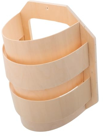 UTHCLO Pantalla De Lámpara Para Sauna Pequeña De Madera Ligera Translúcida Cubierta Protectora Sencilla Para Lámpara Accesorios Para Sauna y Baño De Vapor Decoración Funcional