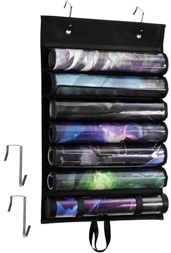 EXQIOUR Bolsa de almacenamiento para juegos de mesa, impermeable, con múltiples compartimentos para juegos de dados, esenciales, portátiles, no tejidas