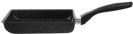 VICASKY Padella Quadrata Tamagoyaki Antiaderente per Frittate Omelette Uova Fondo Liscio per Cucina Gas Pentola Giapponese Versatile per Casa e Induzione