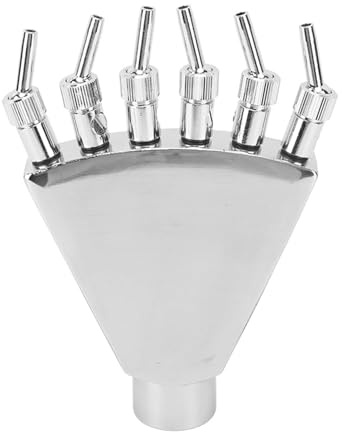 ZMCPODALK G1 Ugello per Fontana in Acciaio Inox, Testa irrigatrice con spruzzo d’Acqua Regolabile, irrigatore da Giardino a Coda di Fenice con dispersione dinamica per Piscine e paesaggi di