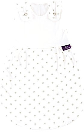 Träumeland S0101407 Außenschlafsack LIEBMICH Sternchen grau, Größe 80/86, mehrfarbig