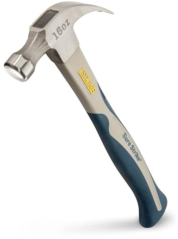 Estwing Sure Strike 473 ml kurvig klo hammare med kolfiberhandtag – SSCF16C