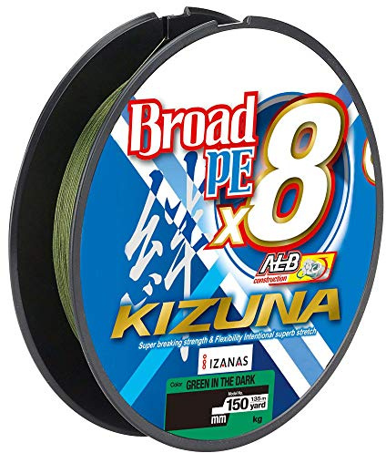 Owner Kizuna 8braid 135m - geflochtene Schnur zum Spinnfischen, Farbe:Grün, Durchmesser/Tragkraft:0.13mm / 5.9kg