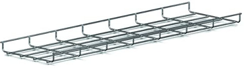 RS PRO Kabelpritsche, Typ Drahtträger, T. 30 mm wing x 100 mm x 3m Edelstahl 316, Packung a 8 Stück