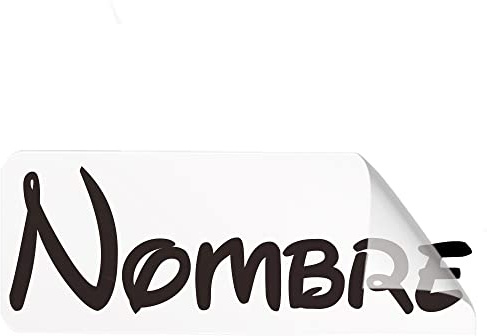 Wraplab Pegatinas personalizadas Nombre | Vinilos decorativos para pared, puerta, nevera, armario | pegatinas infantiles | vinilos de pared decorativos