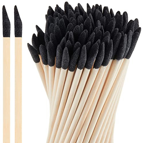 Honoson 100 Pack Sanding Sticks Matchsticks Fine Detailing | Sanding Twigs for Plastic Models Wood Hobby