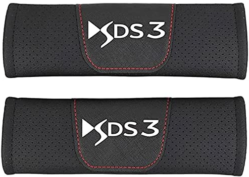 2 PièCes Voiture Cuir Rembourrage Ceinture SéCurité ÉPaule Pour Citroen Ds3, Seat Belt Padding DéCoratif éPaule Coussin Confort Protect ÉPaulièRes