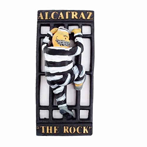 The Rock》Alcatraz Island San Francisco Kalifornien USA Alcatraz Island Magnet Kühlschrank Kühlschrank Magnet Dekoration Aufkleber Souvenir Harz Handwerk Küche Whiteboard