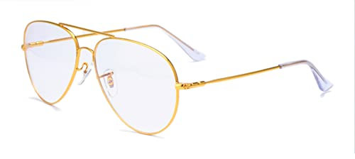 RICCIE Men's progressive multifocal outdoor photochromic sunglasses, retro metal frame HD aspheric resin lens readers +1.0 to +3.0,02,+2.0