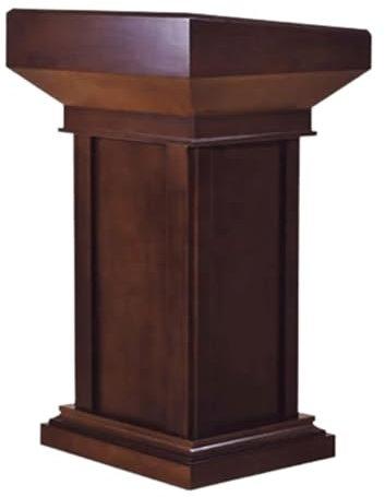 Roedax Rednerpult Luxuriöse Rednerpulte aus Holz, Laptop-Schreibtisch, Podiumsständer mit offenem Stauraum, Hotel-Willkommensrezeption, leichtes Stehpult Mode