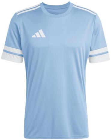 adidas Hombre Squadra25 Jersey Short Sleeve Shirt, Team Light Blue/White, M