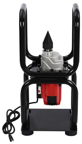 Machine Devices Divisor eléctrico de leña para leña, 3,3 KW, 450 RPM, máquina para Cortar Madera eléctrica, Herramienta para Partir Madera de 9,45 Pulgadas
