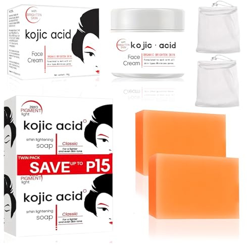 Kojisäure-Seife, Kojisäure Gesichtscreme, Kojic Acid Soap