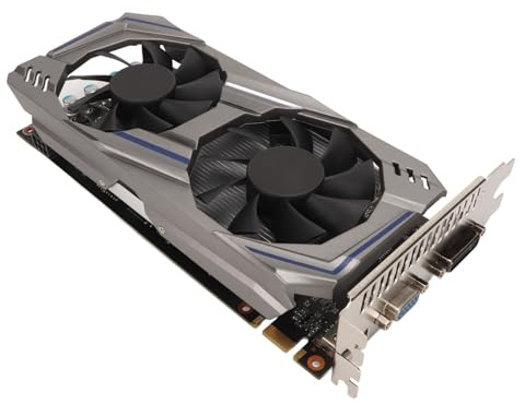 Domary Tarjeta Gráfica GTX550Ti 8GB GDDR5 PCI Express2.0 PC de Escritorio para Juegos con Doble Ventilador (GTX550Ti 8GB)