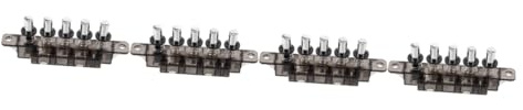 Angoily 4pcs Switch for Range Hood Pushbutton Range Hood Switch Buttons Pushbutton