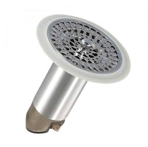 Amexo Filtro Doccia Capelli, Filtro Scarico Doccia in Silicone e Acciaio Inox Tappo Scarico Doccia Scarico a Pavimento con Filtro per Capelli, Filtro Capelli Doccia per Tappo Doccia Raccogli Capelli