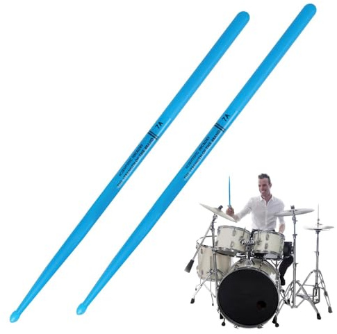 Schlagzeugstock, LED-Schlagzeugstöcke, leuchtend, leuchtet im Dunkeln | fluoreszierender Drumstick, leuchtende Drumsticks für Bühnenauftritte mit 4 blinkenden Lampenperlen