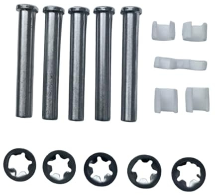 F Fityle Kit di perni di riparazione per braccio tenda da sole, accessori, parti di ricambio in metallo, boccole per impieghi gravosi a 5 perni premium,