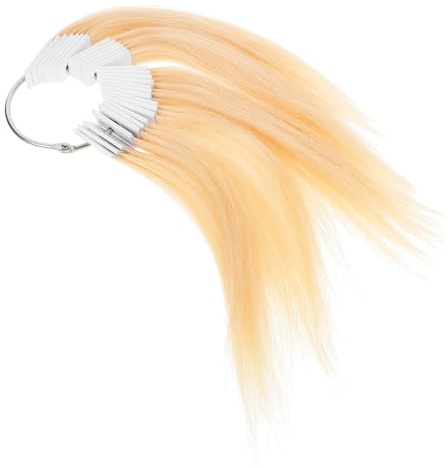 Alipis 30 Stück Echthaar Haartest zum Färben und Bleichen für Friseursalonbedarf aus Echtem Haar zur Farbprobe und Strähnen Färben