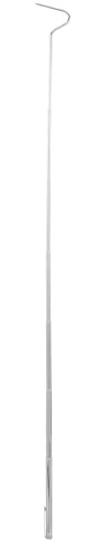 TOGEVAL Crochet Rétractable en Acier Inoxydable pour Reptiles Outil Professionnel Robuste pour Attraper Serpents Accessoire Portable pour Manipulation Sécurisée en Extérieur