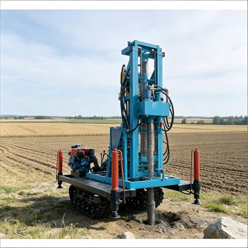 Diametro portatile compatto 75-325mm di profondità 75-325mm della perforatrice del pozzo trivellato dell'impianto di perforazione del pozzo trivellato dell'acqua sotterranea per i progetti