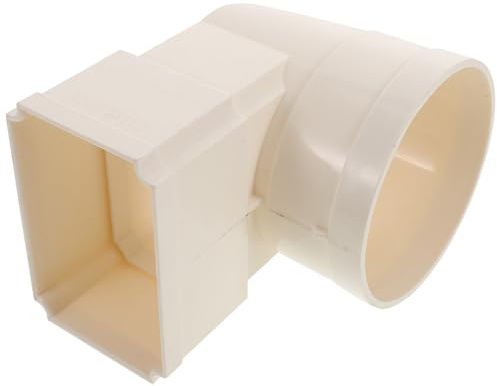Genérico Bloque Antisalpicaduras para Bajantes de Canalones de Pvc Blanco Instalación Fácil y Gestión de Agua para Aplicaciones Residenciales y Villas