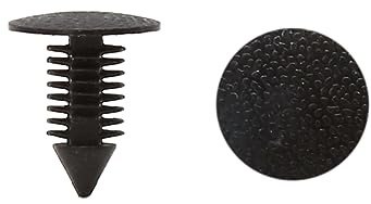 sourcing map Push-Nieten Retainer Clips Schwarz 50 Stück Kunststoff | Für Tür, Stoßstange, Seitenschweller, Für Motorrad, Bus, LKW, Schnelle Montage, Dauerhafte Befestigung