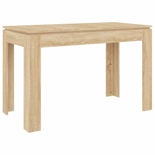 vidaXL Esstisch Minimalistischer Stil Küchentisch Esszimmertisch Speisetisch Tisch Küche Esszimmer Sonoma-Eiche 120x60x76cm Holzwerkstoff