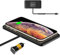 Polmxs Kabelloses Auto Ladegerät,DIY 15W Wireless Charger Auto rutschfest Kabelloses Ladepad mit QC 3.0 Autoladegerät Kompatibel mit iPhone 15 14 13 12 11 Pro Samsung S24 S23 S22 AirPods (30CM Kabel)