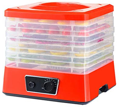 Deshidratador de Alimentos para Alimentos y deshidratador de Frutas Jerky, secador Profesional de 5 Capas para Alimentos con Control de Temperatura y Tiempo Ajustable