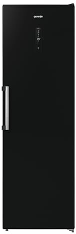 Gorenje R 619 DABK6 Kühlschrank / 185 cm/Inverter Kompressor/CrispZone mit Feuchteregler/AdaptTech/Umluftkühlsystem/Schnellkühlfunktion/Kühlteil 398 l/EEK C/schwarz