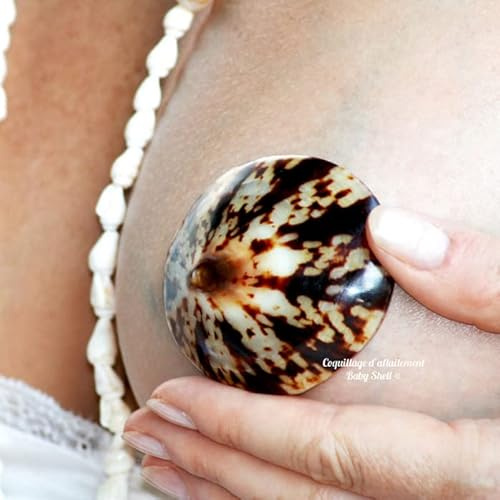 Lot de 2 Coquillages d'allaitement en nacre Taille S - BABYSHELL