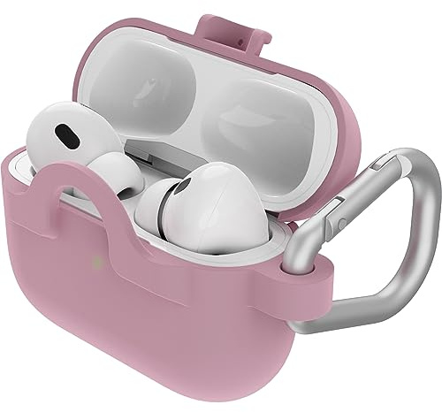 OtterBox Soft Touch Kopfhörer Hülle für AirPods Pro (1.gen / 2.gen) & AirPods Pro 2, stoßfeste, sturzsichere, ultraflache, Kratz- und Abriebfeste Schutzhülle für Apple AirPods, Rosa