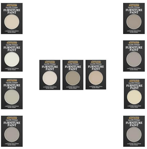 Rust-Oleum Furniture Paint in Gloss Finish – Restful Neutrals Tester Box, Whispering Neutrals